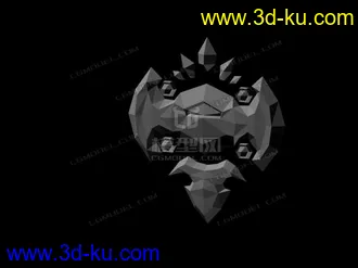 3D打印模型简单卡通盾牌的图片