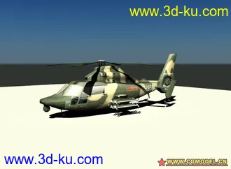 3D打印模型没事做着玩的 现役陆航 直-9低模的图片