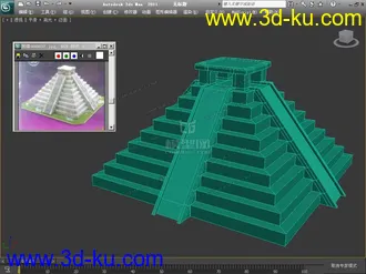 3D打印模型玛雅金字塔的图片
