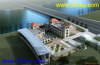 3D打印模型旧楼改建的图片