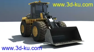 3D打印模型推土机的图片