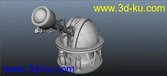 3D打印模型卡通炮塔的图片