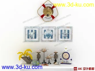 3D打印模型室内装饰品的图片