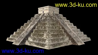 3D打印模型玛雅金字塔的图片