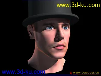 国外青年人头模型（含UV材质）推荐！的图片