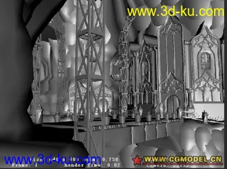 3D打印模型奇幻场景的图片