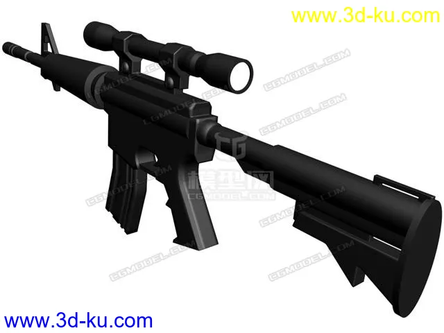 狙击枪和大炮枪模型的图片2