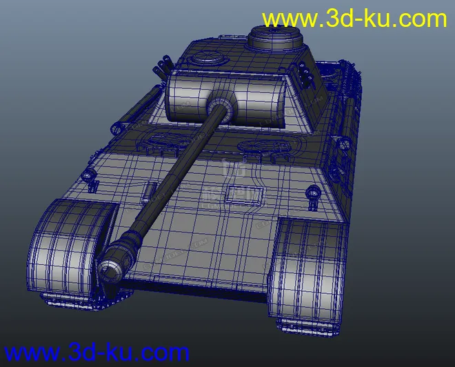超精细坦克模型，内置结构都已经做好，的图片2