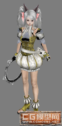 [MAX7]Archlord(霸王)游戏女角色模型的图片1