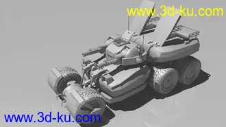 3D打印模型战车的图片