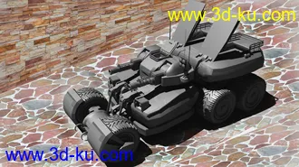 3D打印模型战车的图片