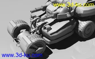 3D打印模型战车的图片