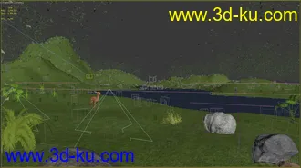 3D打印模型《小鹿场景》文件重新上传，修正上次丢贴图的图片