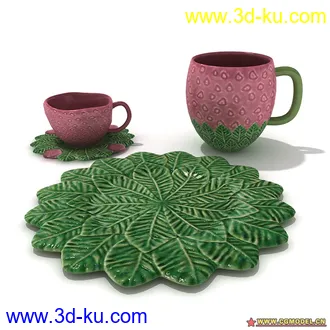 3D打印模型Archmodels 57茶具的图片