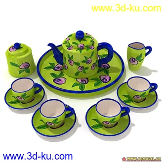 3D打印模型Archmodels 57茶具的图片