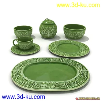 3D打印模型Archmodels 57茶具的图片