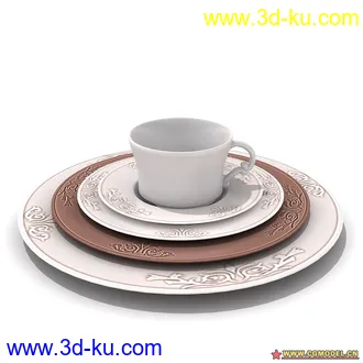 3D打印模型Archmodels 57茶具的图片