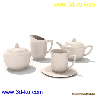 3D打印模型Archmodels 57茶具的图片