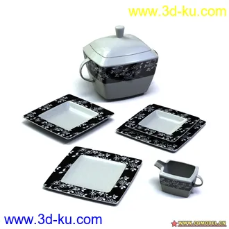 3D打印模型Archmodels 57茶具的图片