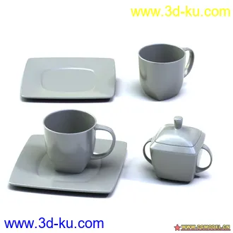 3D打印模型Archmodels 57茶具的图片