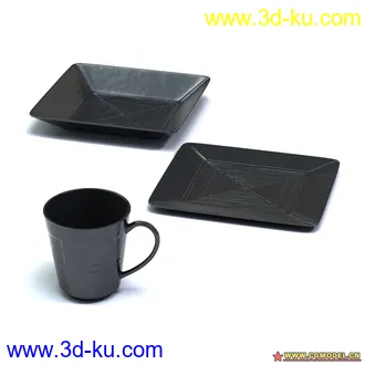 3D打印模型Archmodels 57茶具的图片