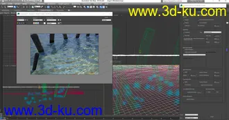 3D打印模型清澈的海水-纯材质调节的图片