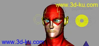 3D打印模型Flash character rig的图片