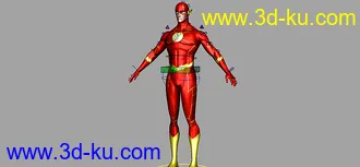 3D打印模型Flash character rig的图片