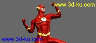 3D打印模型Flash character rig的图片
