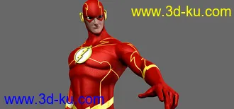 3D打印模型Flash character rig的图片