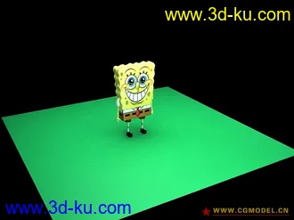 3D打印模型海绵宝宝 妹子你懂的的图片