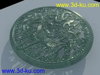 3D打印模型玉佩的图片