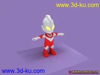 3D打印模型卡通奥特曼的图片
