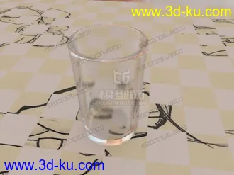 3D打印模型一个玻璃杯，blinn的的图片