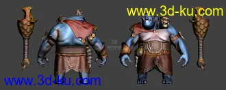 3D打印模型ogre_magi食人魔魔法师的图片
