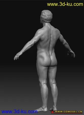 最近临摹一个老外模型的图片