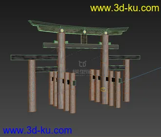 3D打印模型鸟居一个，希望大家喜欢的图片