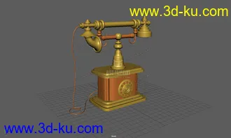 3D打印模型老式电话机的图片