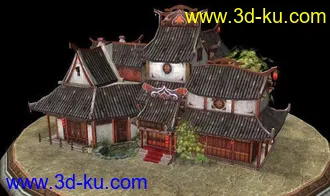 建筑3D游戏模型的图片