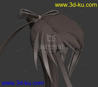 3D打印模型3d女士发型搜集的图片
