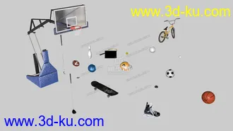 3D打印模型运动器材的图片