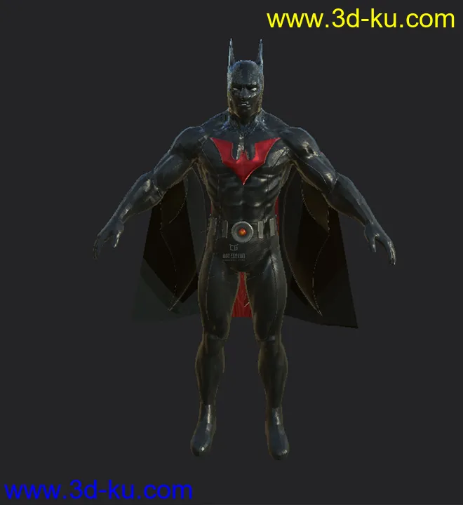 Batman有绑骨带贴图模型的图片1