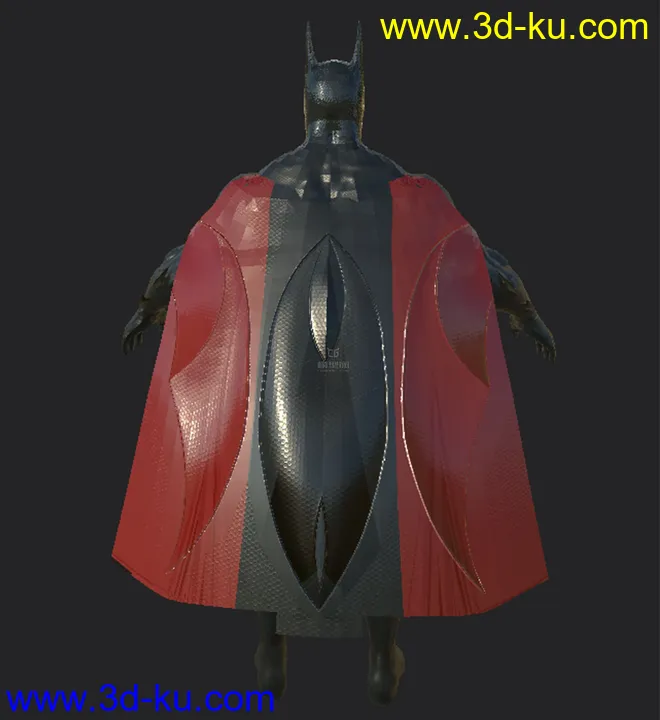 Batman有绑骨带贴图模型的图片3