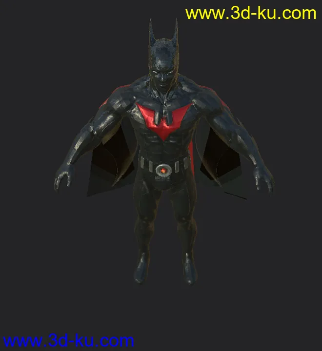 Batman有绑骨带贴图模型的图片5
