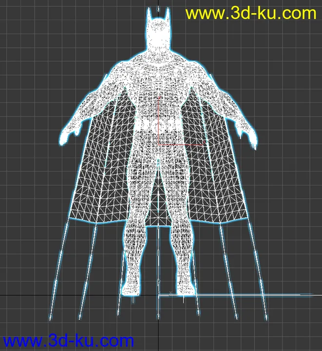 Batman有绑骨带贴图模型的图片6