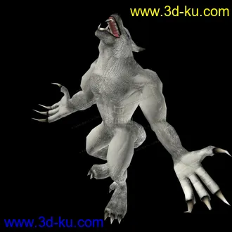 3D打印模型冰雪狼人的图片