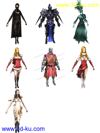 【DK online】韩国网游3D模型带贴图【精】的图片