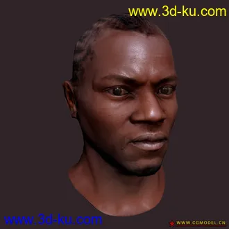 3D打印模型写实人头的图片