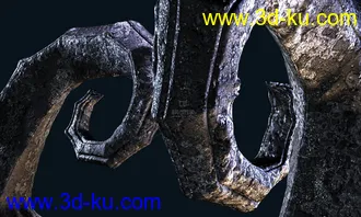 3D打印模型金属-岩石的图片