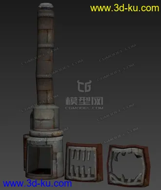 3D打印模型无主之地2场景物件等的图片